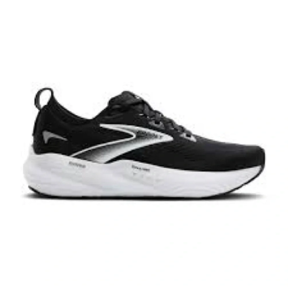 Brooks Men's Black and White Running Shoes